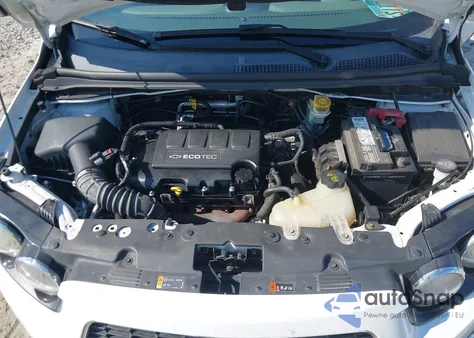 2013 Chevrolet Sonic Ltz Auto z USA, uszkodzony, nr VIN 1G1JE5SB1D4164091